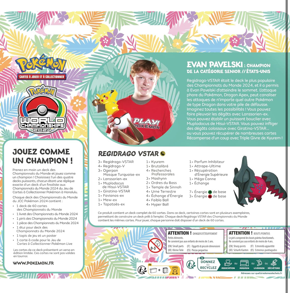 Deck Pokémon Championnat du monde 2024
