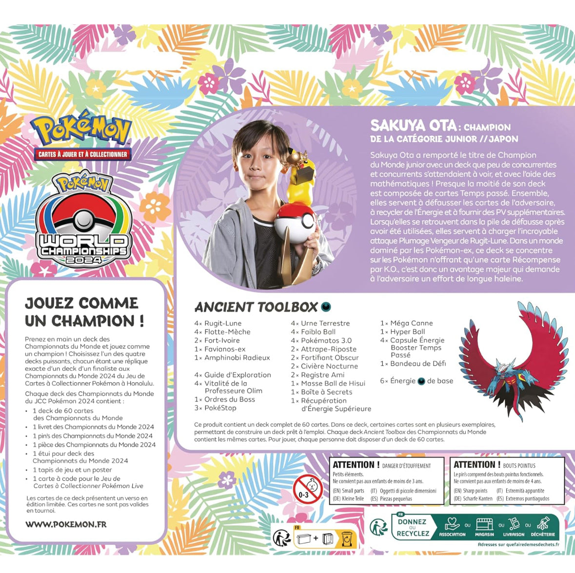 Deck Pokémon Championnat du monde 2024